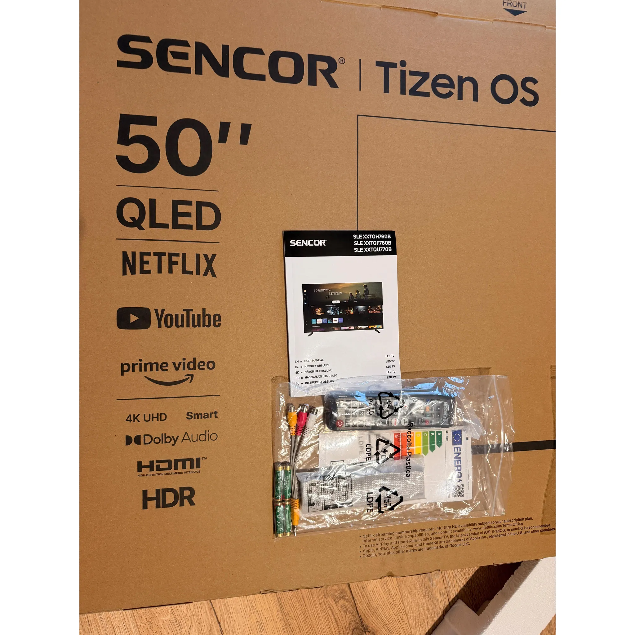 Fotografie 4 - Televizor Sencor 43" QLED (SLE 43TQU770B)