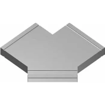 Atrea PKR Podlahový kanál rozbočka symetrická 200 x 50 2 x 45° R120403