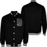 Pánský bomber Hoodboyz Men College Jacket Black Gray