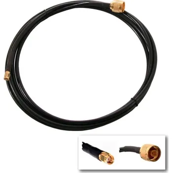 Síťový kabel Maxlink Pigtail 2m 5GHz RF240 RSMA M - RSMA M (dírka)