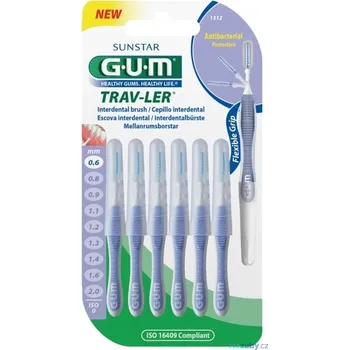 Mezizubní kartáček GUM Trav-Ler 0,6 mm 6 ks