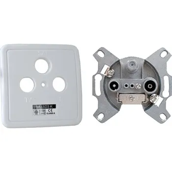 Elektrická zásuvka Satelitní účastnická zásuvka koncová SATSD3