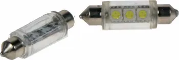 Autožárovka LED žárovka 12V s paticí sufit (39mm) bílá, 3LED/3SMD 2 ks