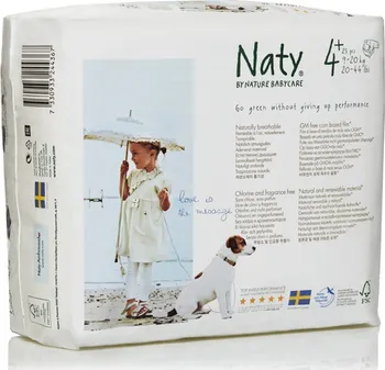 Plenkové kalhoty Plenky Naty Nature Babycare Maxi+ 9-20 kg 25 ks