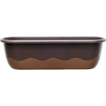 Plastia Mareta truhlík 80 cm, čokoládový/bronzový
