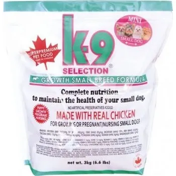 Krmivo pro psa K-9 Selection Growth Formula Small Breed