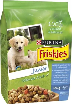 Krmivo pro psa Purina Friskies Dog Junior Chicken/Vegetable with Milk