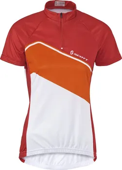 cyklistický dres Scott Womens Classic 10 Shirt červený/oranžový