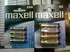 Článková baterie Mikrotužková AAA alkalická baterie Maxell