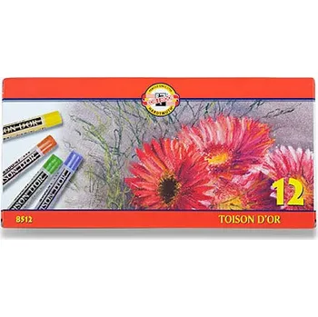 Výtvárné potřeby Křídy prašně Koh-i-noor, 12 barev