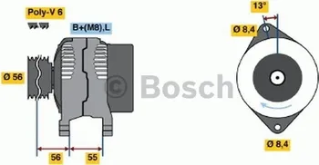 Alternátor Alternátor Bosch (0 123 315 021) VOLVO