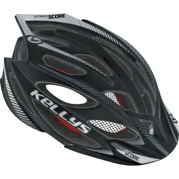 Cyklistická přilba Kellys Score Black/Monochrome
