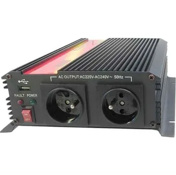 Carspa CAR1.6KU-12, 12V/230V+USB 1600W…