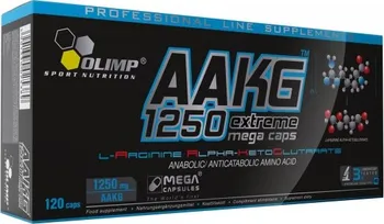 Anabolizér Olimp AAKG 1250 extreme mega caps 120 kapslí 