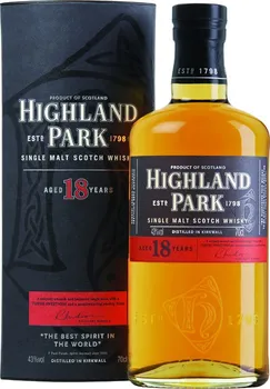 Whisky Highland Park 18 y.o. 43 % 0,7 l dárkový box