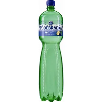 Voda Poděbradka Jemně perlivá 1,5 l