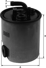 Palivový filtr Filtr palivový MANN (MF WK842/1) OPEL