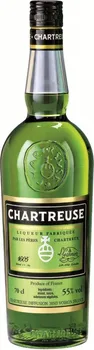 Likér Chartreuse Green 55 % 0,7 l