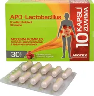 probiotika a prebiotika Apotex Lactobacillus 30+10 tob.