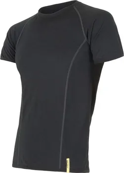 Sensor Merino Wool Active pánské triko s krátkým rukávem černé