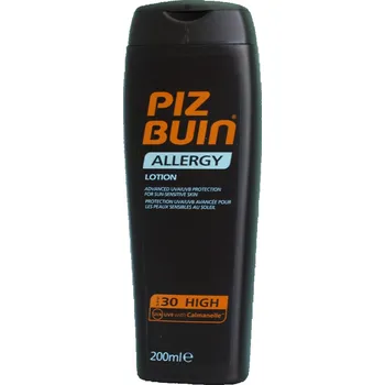 Přípravek na opalování Piz Buin Allergy Lotion SPF30 proti alergii 200 ml