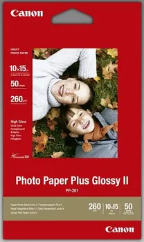 Fotopapír Canon fotopapír PP-201, 10x15cm, 260g/m2, 50 listů