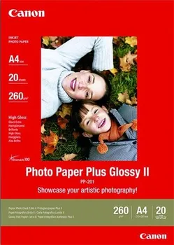 Fotopapír Canon fotopapír PP-201, A4, 260g/m2, 20 listů