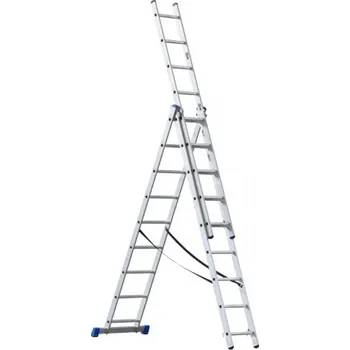 G21 hliníkový žebřík 3 x 11 7,6 m