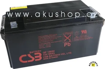Záložní baterie Baterie CSB GP12650, 65Ah, 12V