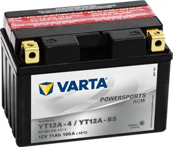 Motobaterie Varta YT12A-BS 12V 11Ah