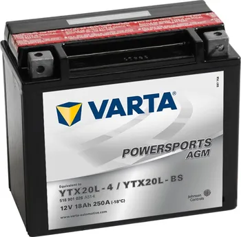 Motobaterie Varta YTX20L-BS 12V 18Ah