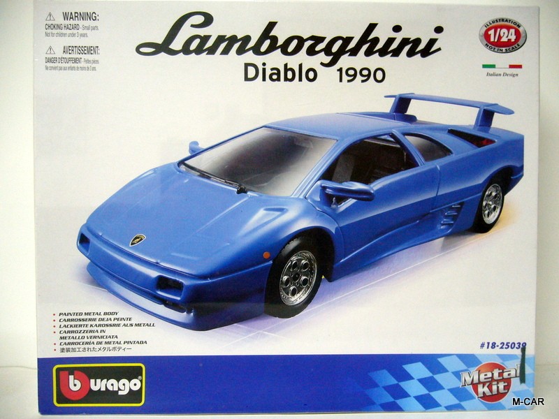 BBurago 1:24 KIT Lamborghini Diablo (1990) od 398 Kč - Zboží