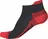Sensor Coolmax Invisible ponožky černé/červené, M