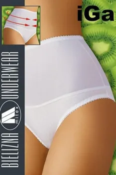 Stahovací kalhotky Iga maxi white bílá 5XL