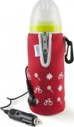 Ohřívač kojenecké lahve NUVITA Cestovní ohřívač láhve se zipem, červená 