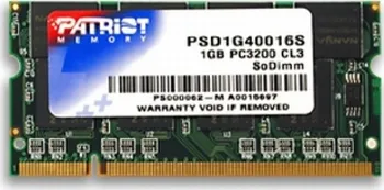 PATRIOT 1GB DDR 400MHz CL3 (PSD1G400)