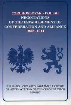 Czechoslovak -Polish negotiations of the establishment of conf