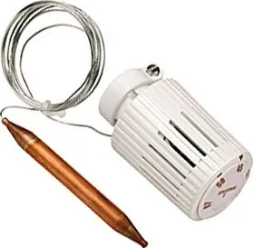 Hlavice pro radiátor GIACOMINI termostatická hlavice R462LX001 s kapilárou pro rozdělovače R557, 20°-70°C Typ - 20-70°C