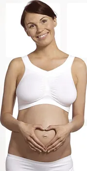 Těhotenská podprsenka Carriwell Podprsenka těhotenská bezešvá bílá M 