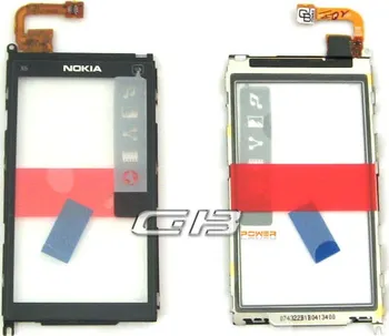 Náhradní kryt pro mobilní telefon NOKIA X6 dotyková deska + sklíčko