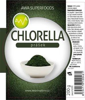 Superpotravina AWA superfoods Chlorella prášek 200 g
