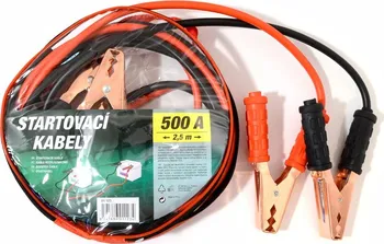 Startovací kabel Startovací kabely 500A 2,5m zipper bag