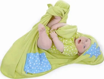 BabyBoum Koupací ručník s kapucou - Růžový