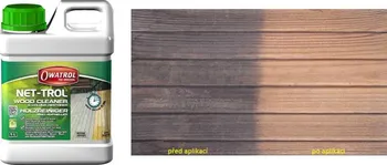 Lak na dřevo Odšeďovač a čistič dřeva OWATROL NET-TROL - renovace ThermoWood