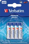 Baterie Verbatim alkalické AAA 4ks 49920