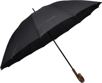 Deštník Bugatti Pánský holový mechanický deštník Doorman - černý 71763001BU