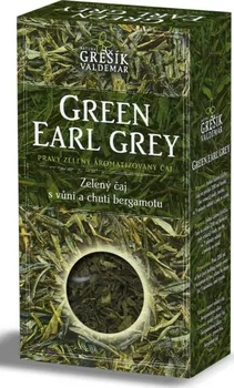 Čaj Grešík Čaje 4 světadílů zelený čaj Green Earl grey 1kg