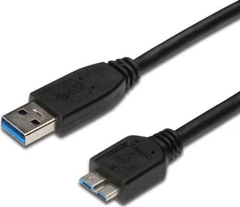 Datový kabel PremiumCord kabel micro USB 3.0, MM, 3m