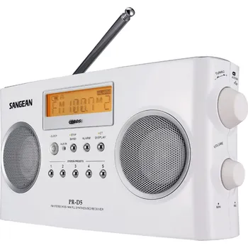 Sangean PR-D5 bílé Radiopřijímač Sangean PR-D5 bílé