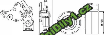 Rozvod motoru Sada rozvodového řemene GATES (GT K015471XS)